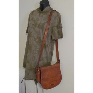 Vintage OROTON Shoulder Bag Brown Australia Leather Handbag Purse Crossbody